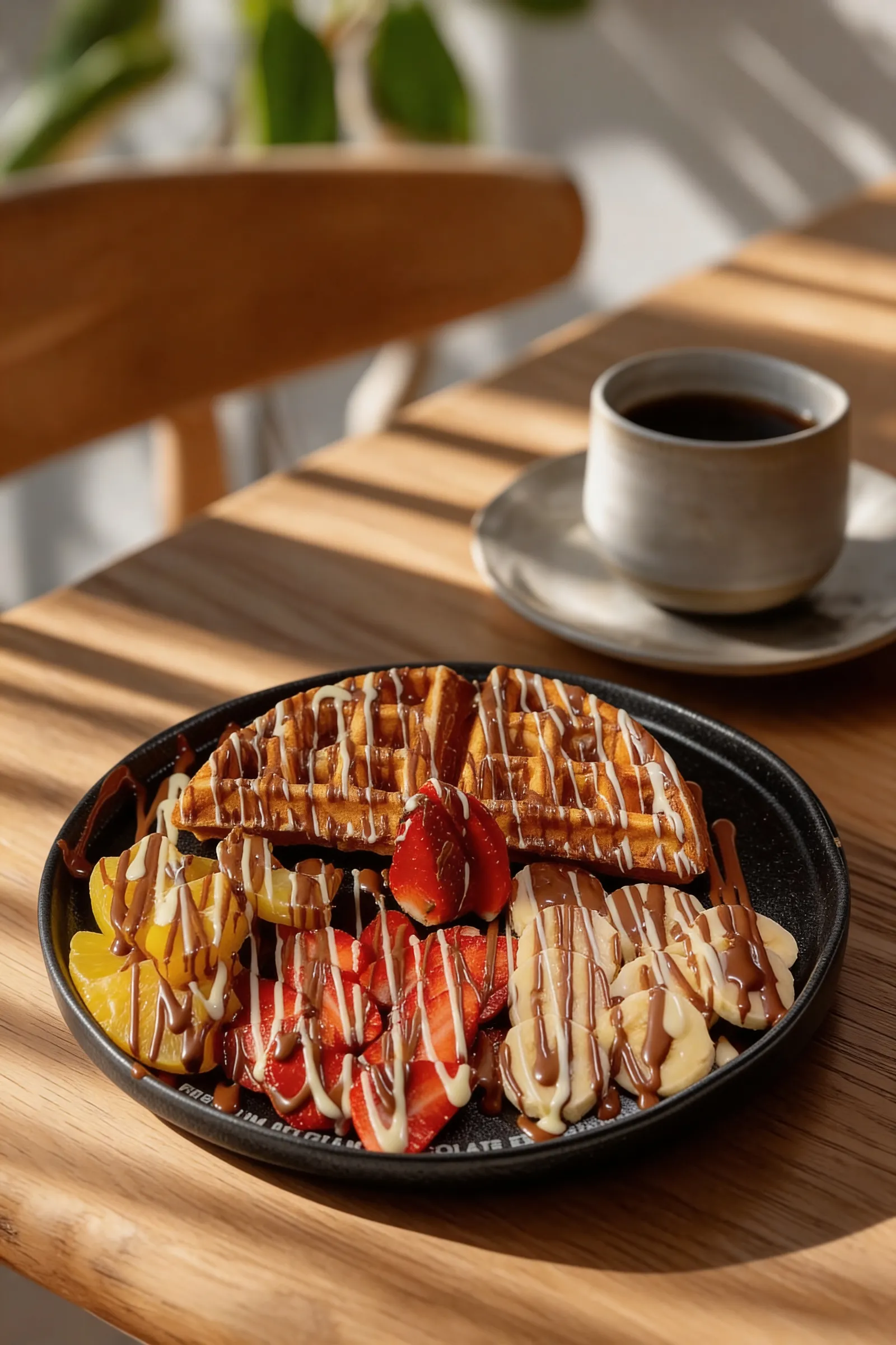 ChocolateBar waffle dessert